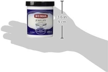 image:imageWeiman Fine Jewelry Cleaner Liquid with Cleaning Brush Restores Shine amp Brilliance to Gold Platinum Precious Gemstones amp Diamond Jewelry 6 Oz6 Fl Oz Pack of 1