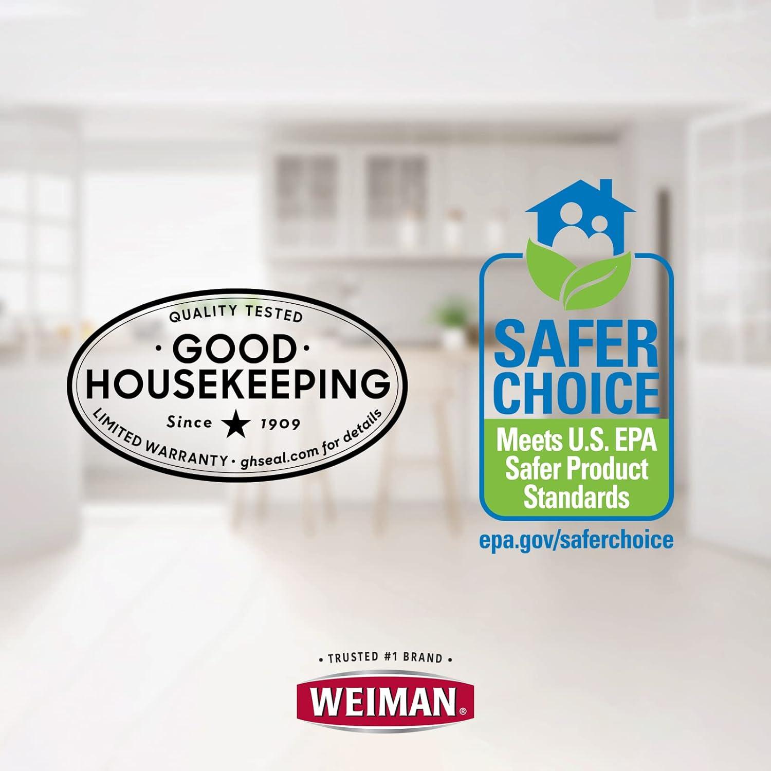 image:imageWeiman Hardwood Floor Cleaner 128 Ounce Refill Finished Engineered Hardwood Floors32 Fl Oz Pack of 2
