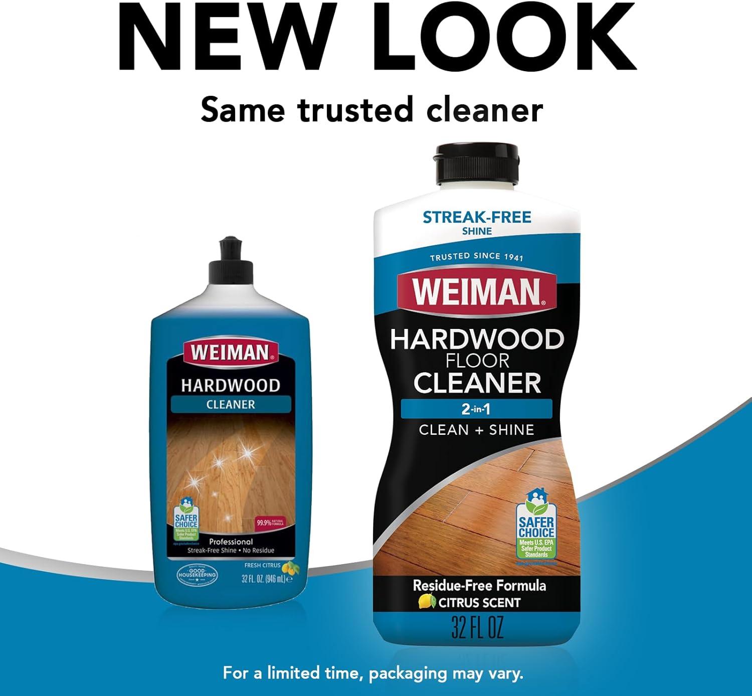 image:imageWeiman Hardwood Floor Cleaner Gallon and Refillable Squeeze Bottle Finished Wood Surfaces160 Fl Oz Pack of 1