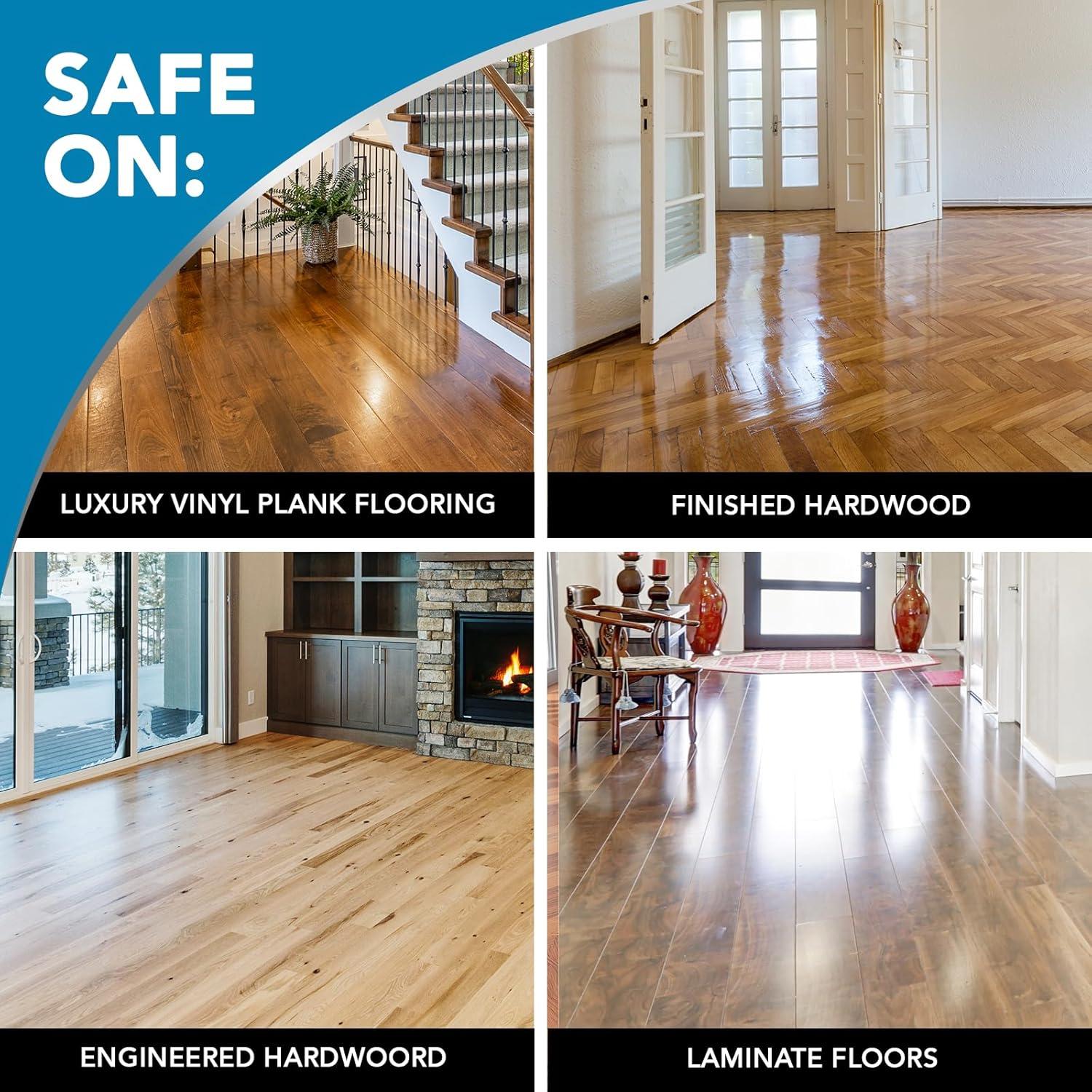 image:imageWeiman Wood Floor Polish and Restorer 32 Oz 3PC Bundle HighTraffic Hardwood Floor Natural Shine Removes Scratches Leaves Protective Layer128 Oz Cleaner 32 Oz Polisher