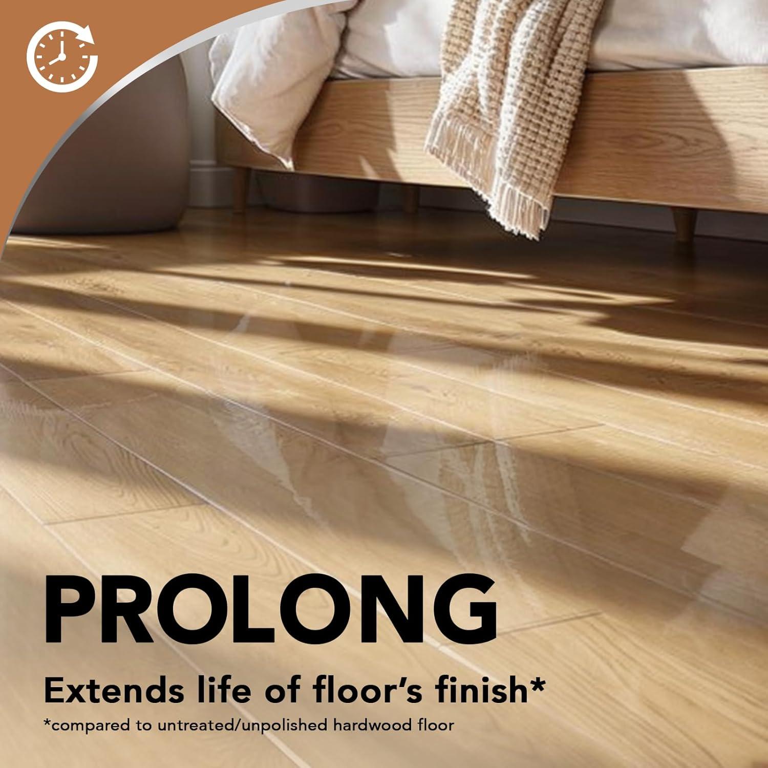 image:imageWeiman Wood Floor Polish and Restorer 32 Oz 3PC Bundle HighTraffic Hardwood Floor Natural Shine Removes Scratches Leaves Protective Layer32 Oz Polisher 2 Pack