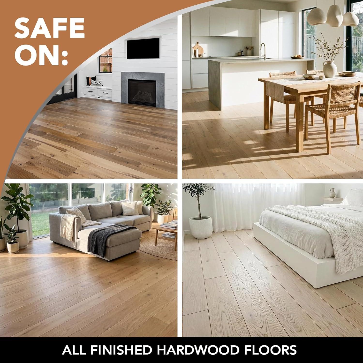 image:imageWeiman Wood Floor Polish and Restorer 32 Oz 3PC Bundle HighTraffic Hardwood Floor Natural Shine Removes Scratches Leaves Protective Layer32 Oz Polisher 2 Pack