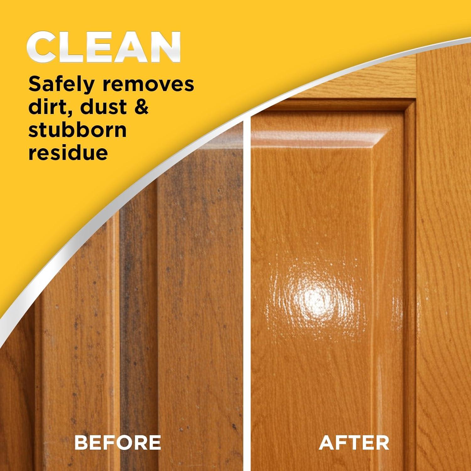 image:imageWeiman Wood and Cabinet Restorer 3In1 Bundle Removes Dirt Residue Dust Reduces Scratches Restore Shine Prevent Fading UV Shield Technology Safe for Antique Wood Tables Chairs CabinetsWood Restorer Kit