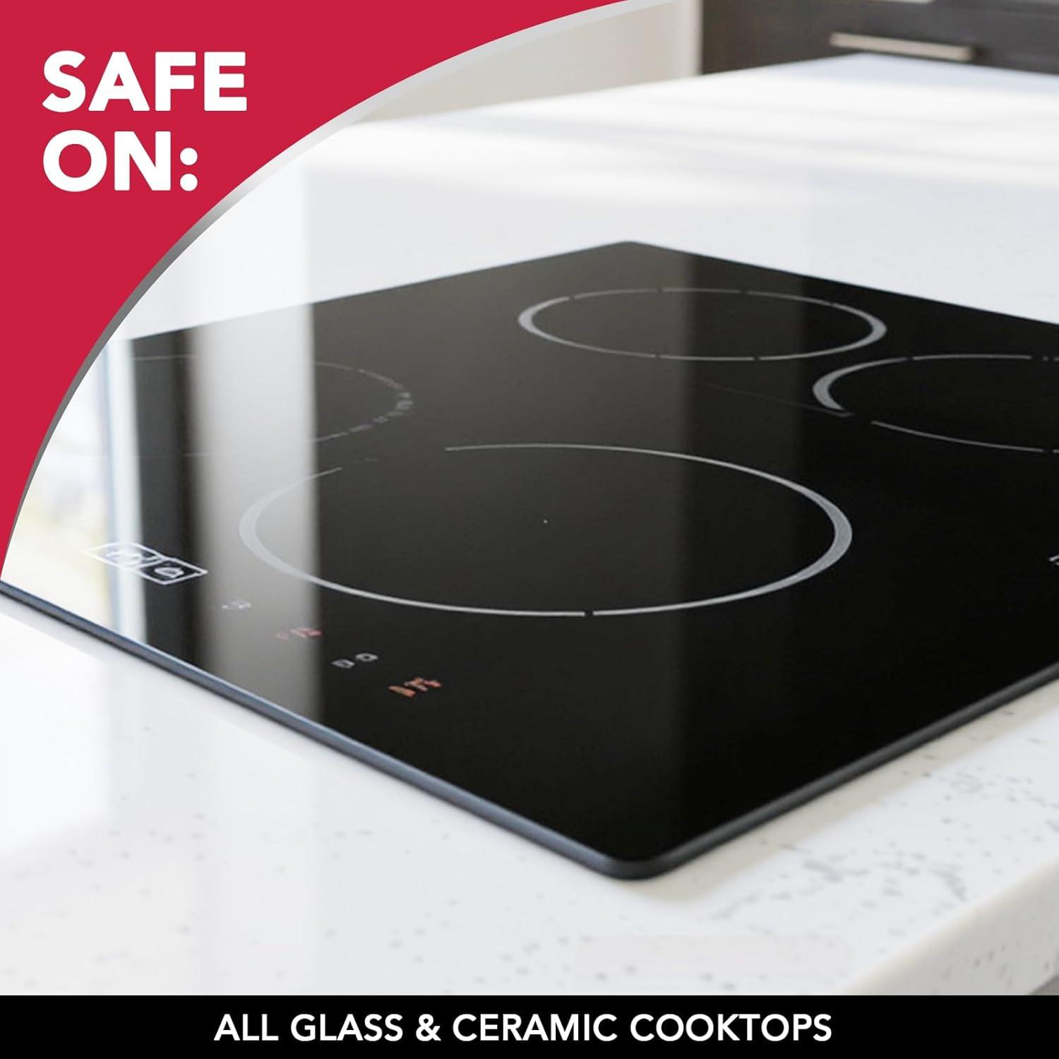 image:imageWeiman Ceramic and Glass Cooktop 10 Ounce Stove Top Daily Cleaner Kit 12 Ounce Glass Induction Cooktop Cleaning Bundle for Heavy Duty Mess Cleans Burnton Food1 Count Pack of 1