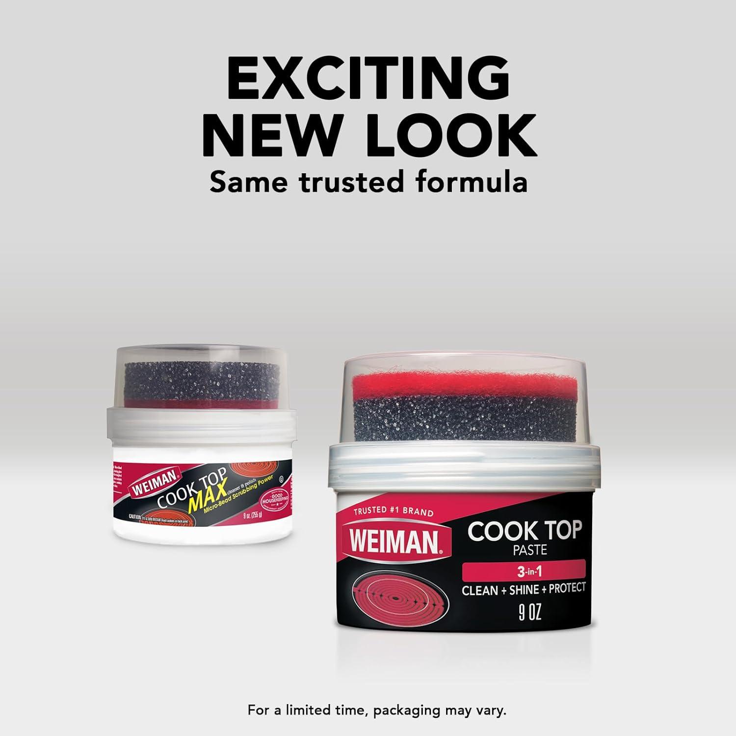 image:imageWeiman Cooktop Cleaner Paste Easily Remove BurnedOn Food Grease and Watermarks Leaving Your Glass Cook Top Sparkling