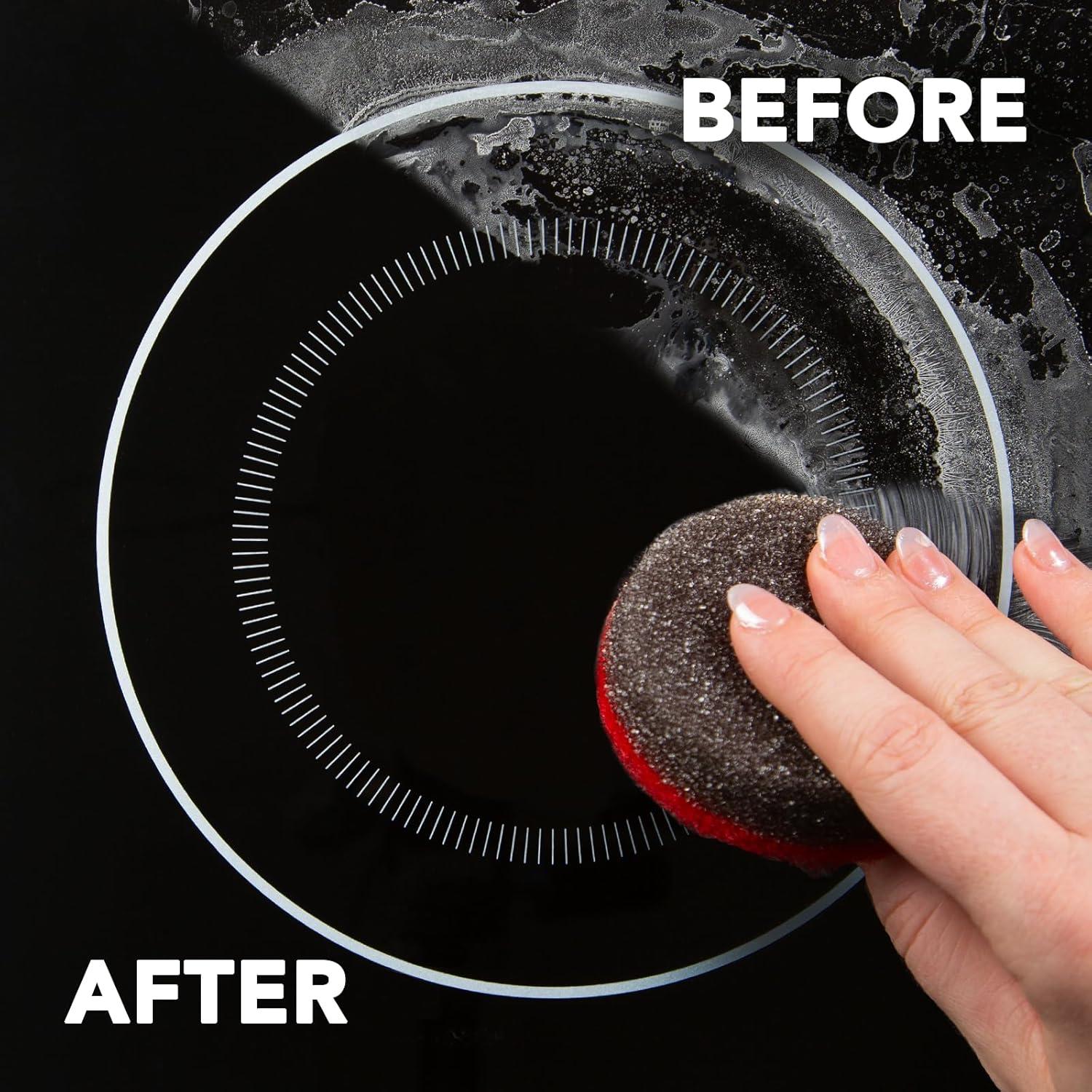 image:imageWeiman Cooktop Cleaner Paste Easily Remove BurnedOn Food Grease and Watermarks Leaving Your Glass Cook Top Sparkling