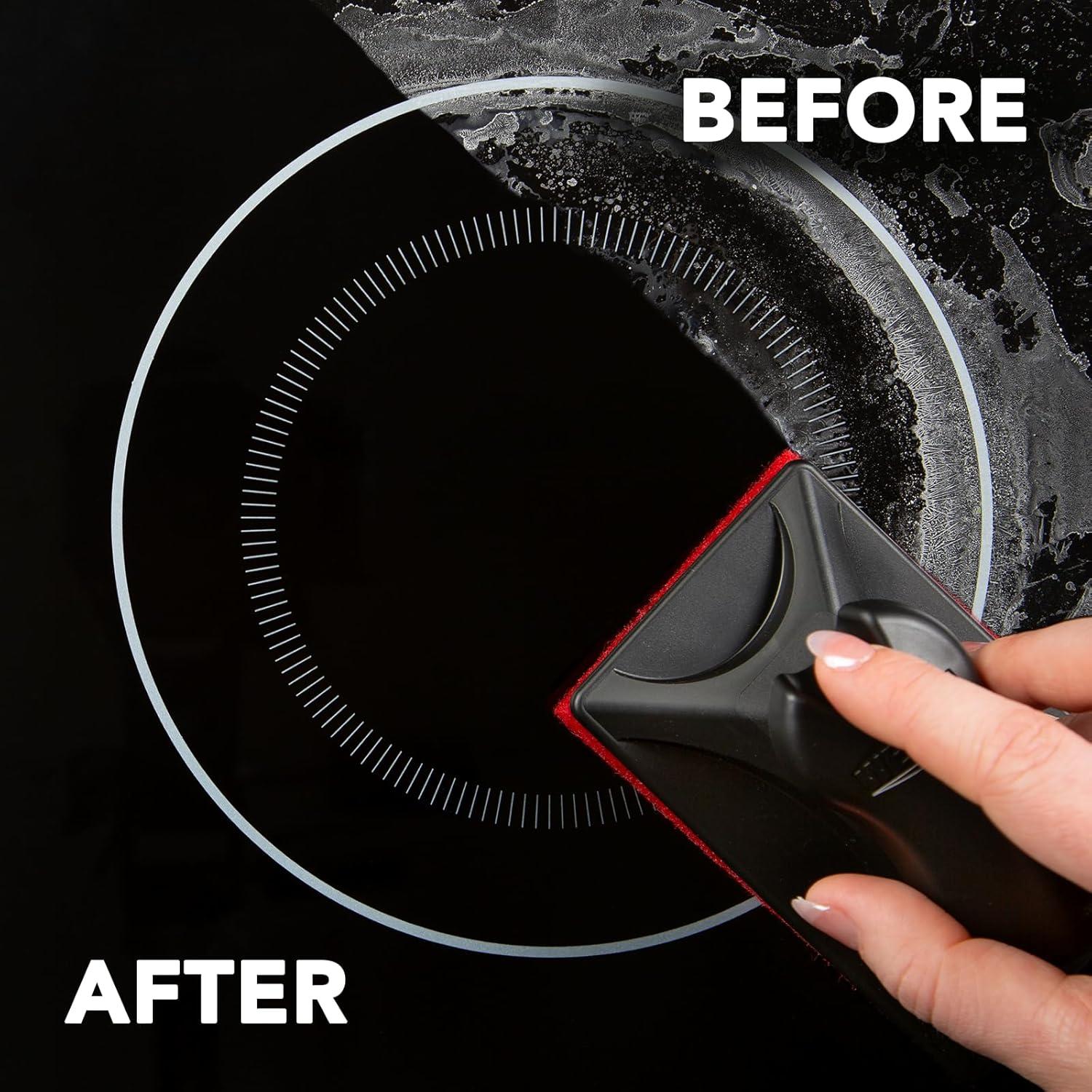 image:imageWeiman Glass amp Ceramic Cooktop Stove Top amp Oven Cleaner Kit Kitchen Cleaner Cream 3 Scrubbing Pads amp Scraper for BurntOn Food amp Grease Clean Shine Safe for Induction Electric amp Gas CooktopsCleaner Kit