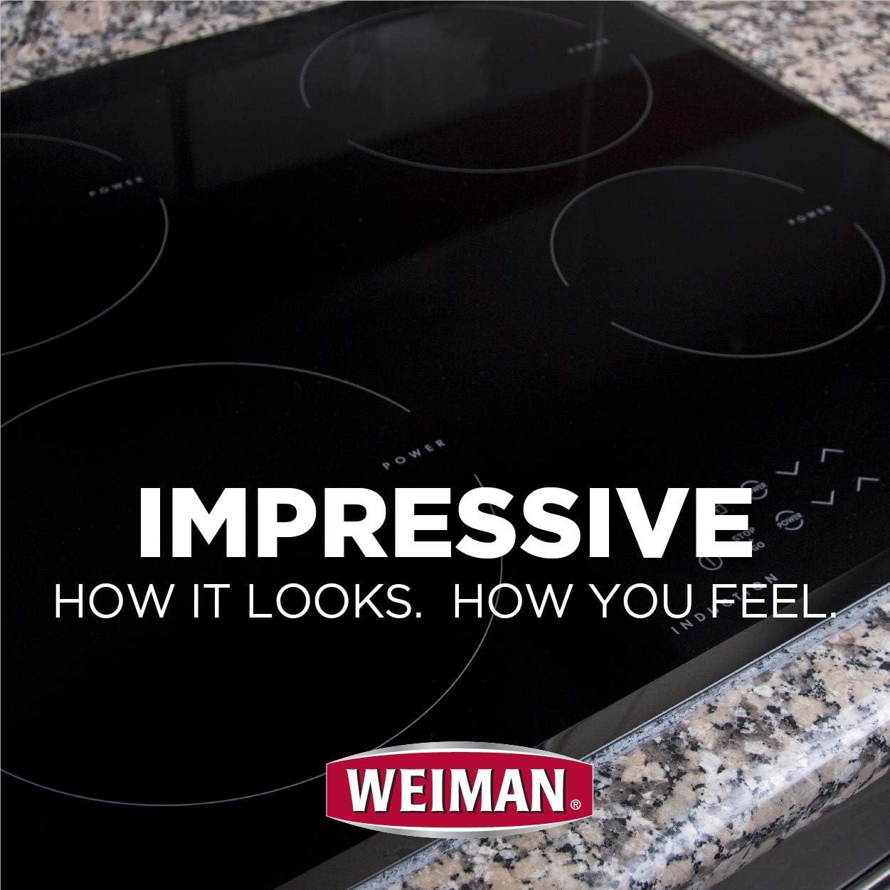 image:imageWeiman NonAbrasive No Scratch Induction Glass Ceramic Stove Cooktop Heavy Duty Cleaner and Polish 20 Ounce10 Fl Oz Pack of 6