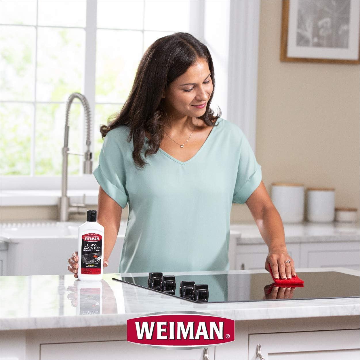 image:imageWeiman NonAbrasive No Scratch Induction Glass Ceramic Stove Cooktop Heavy Duty Cleaner and Polish 20 Ounce15 Ounce Pack of 1