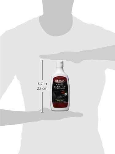 image:imageWeiman NonAbrasive No Scratch Induction Glass Ceramic Stove Cooktop Heavy Duty Cleaner and Polish 20 Ounce20 Fl Oz Pack of 6