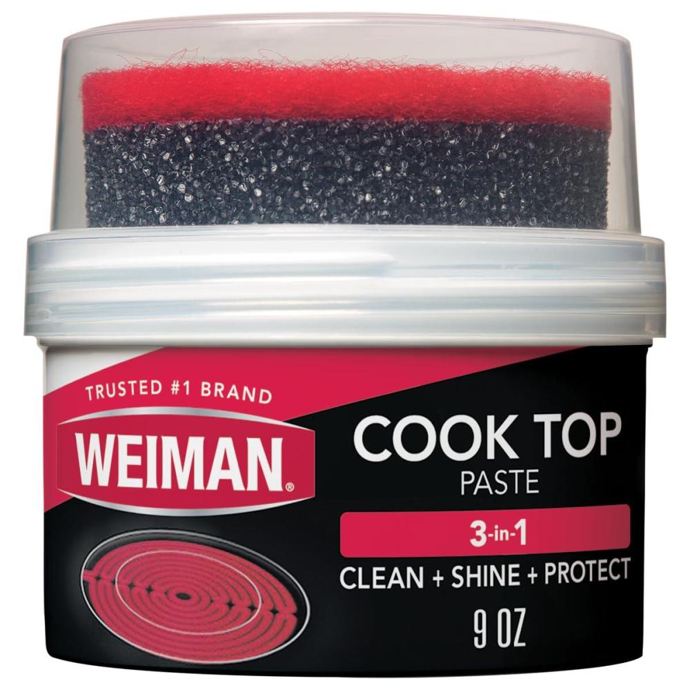 image:imageWeiman Cooktop Cleaner Paste Easily Remove BurnedOn Food Grease and Watermarks Leaving Your Glass Cook Top Sparkling