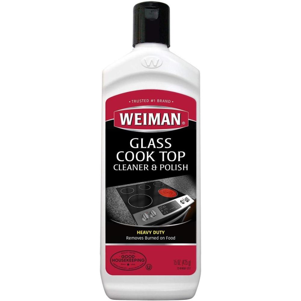 image:imageWeiman NonAbrasive No Scratch Induction Glass Ceramic Stove Cooktop Heavy Duty Cleaner and Polish 20 Ounce15 Ounce Pack of 1