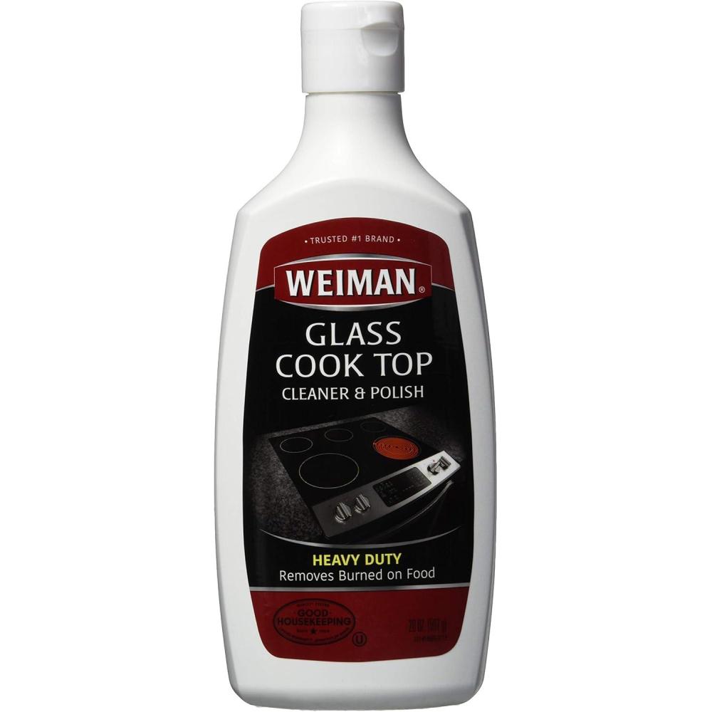 image:imageWeiman NonAbrasive No Scratch Induction Glass Ceramic Stove Cooktop Heavy Duty Cleaner and Polish 20 Ounce20 Fl Oz Pack of 6