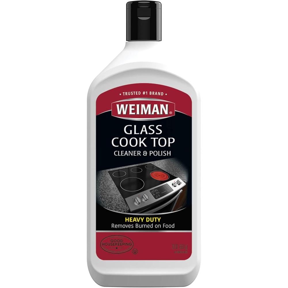 image:imageWeiman NonAbrasive No Scratch Induction Glass Ceramic Stove Cooktop Heavy Duty Cleaner and Polish 20 Ounce20 Ounce Pack of 1