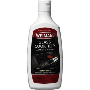 Weiman Non-Abrasive, No Scratch Induction Glass Ceramic Stove Cooktop Heavy Duty Cleaner and Polish, 20 Ounce(20 Fl Oz (Pack of 6))