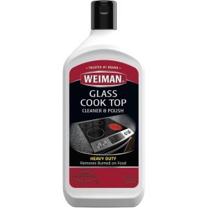 Weiman Non-Abrasive, No Scratch Induction Glass Ceramic Stove Cooktop Heavy Duty Cleaner and Polish, 20 Ounce(20 Ounce (Pack of 1))