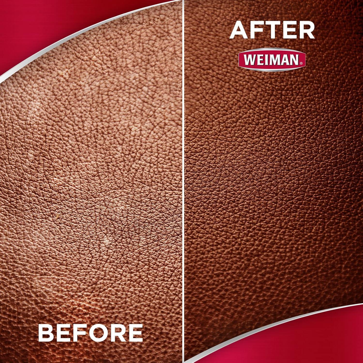 image:imageWeiman 3 in 1 Deep Leather Conditioner Cream 2 Pack Restores Leather Surfaces Use on Leather Furniture Car Seats Shoes Bags Jackets Saddles8 Fl Oz Bundle