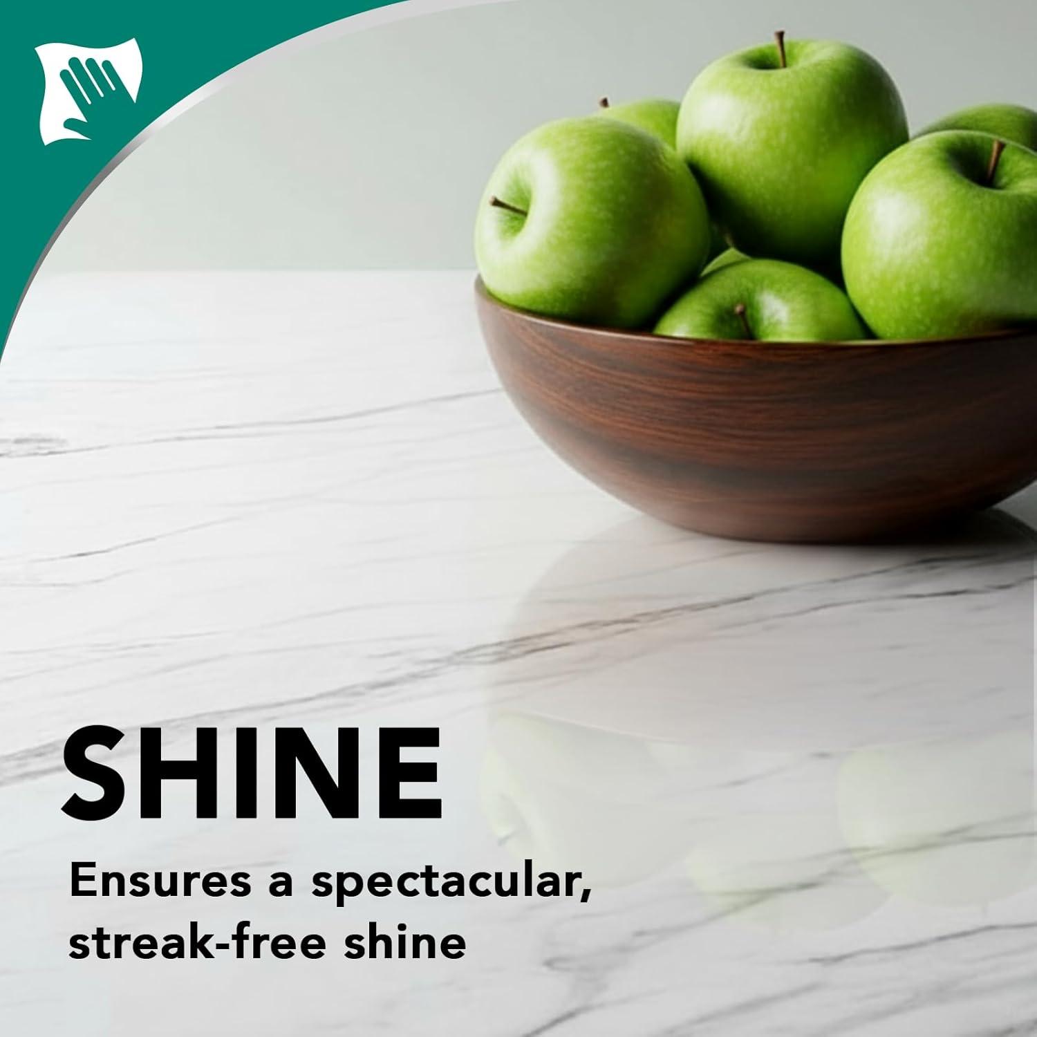 image:imageWeiman Disinfectant Granite Cleaner and Polish With Microfiber Cloth Safely Clean Disinfect and Shine Granite Marble Soapstone Quartz Quartzite Slate Limestone Corian Laminate Tile Countertop