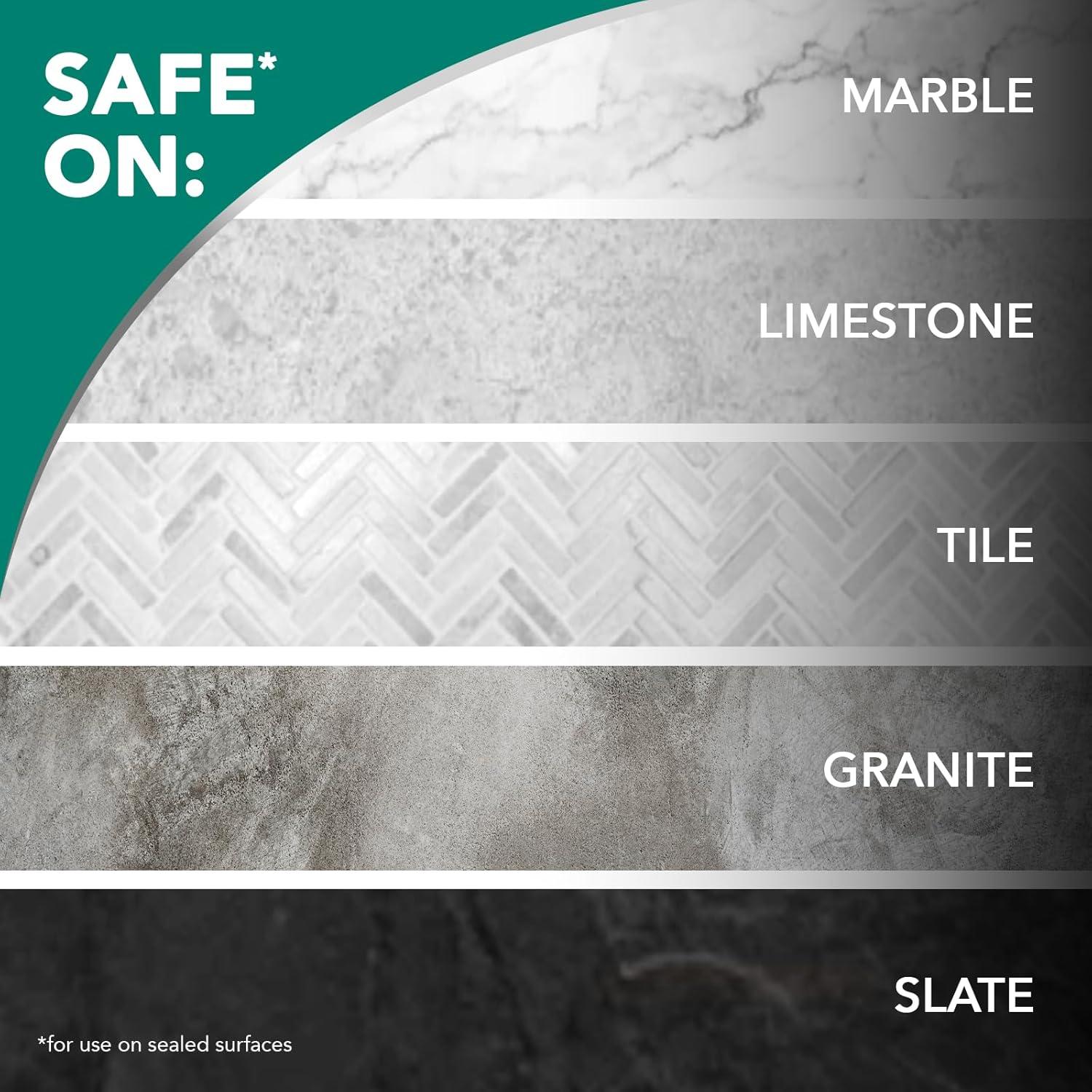 image:imageWeiman Disinfectant Granite Cleaner and Polish With Microfiber Cloth Safely Clean Disinfect and Shine Granite Marble Soapstone Quartz Quartzite Slate Limestone Corian Laminate Tile Countertop