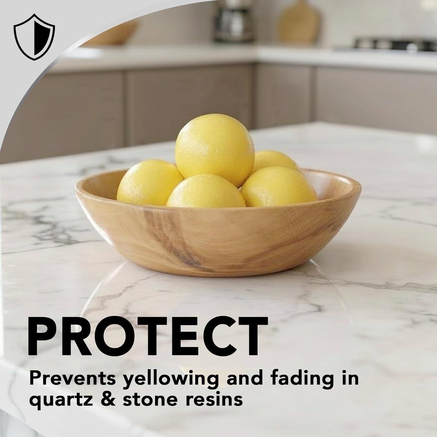 image:imageWeiman Quartz Countertop Cleaner and Polish 2 Pack wMicro Towel Clean and Shine Your Quartz Countertops Islands and Stone Surfaces with Ultra Violet Protection