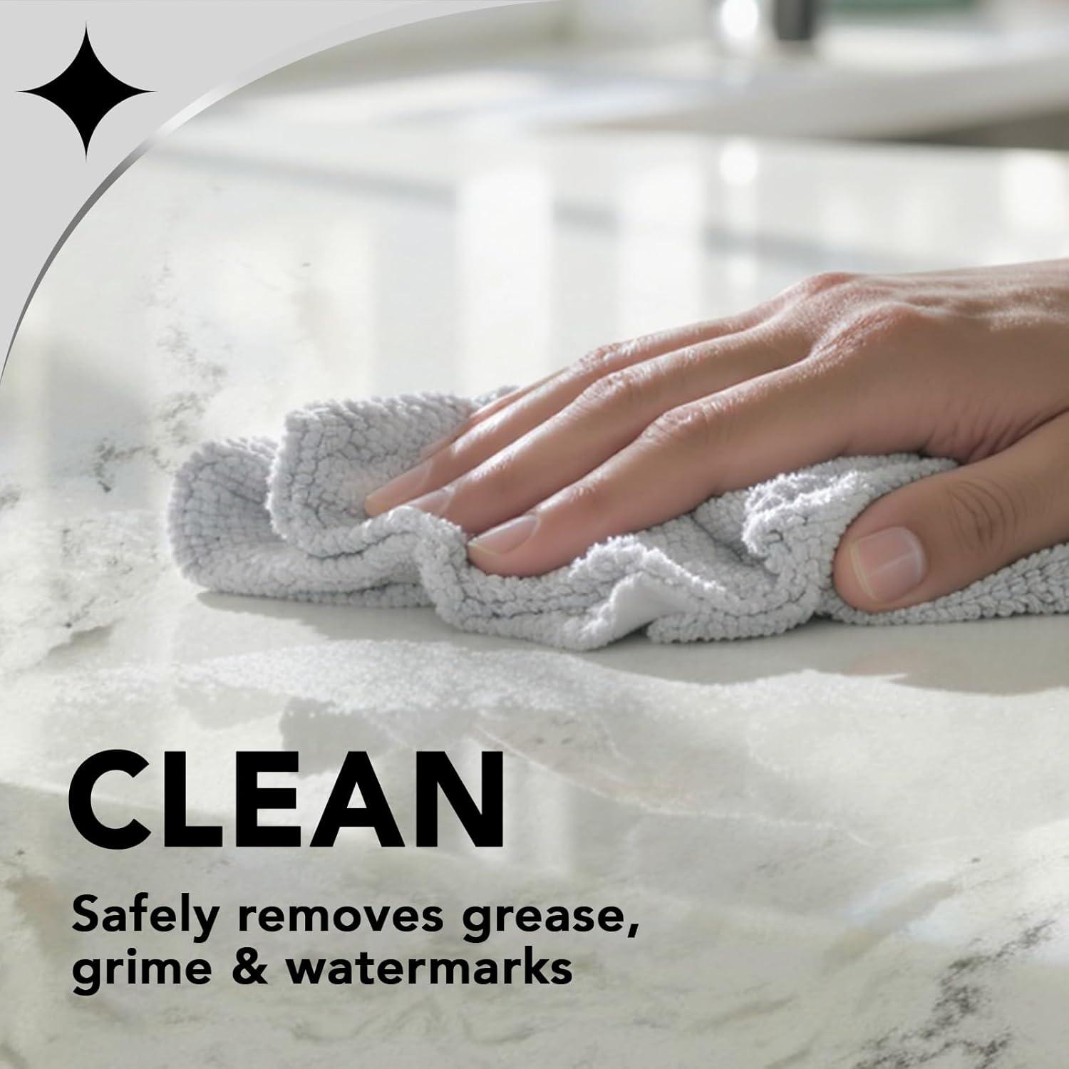 image:imageWeiman Quartz Countertop Cleaner and Polish 2 Pack wMicro Towel Clean and Shine Your Quartz Countertops Islands and Stone Surfaces with Ultra Violet Protection