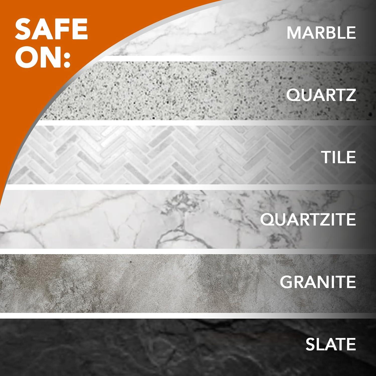 image:imageWeiman Stone amp Granite Countertop Cleaner and Sealer Kit Clean Polish amp Protect Natural Stone amp Granite Sealer StreakFree Safe for Granite Marble amp Quartz 2 Pack 24 oz EachGranite Kit 2